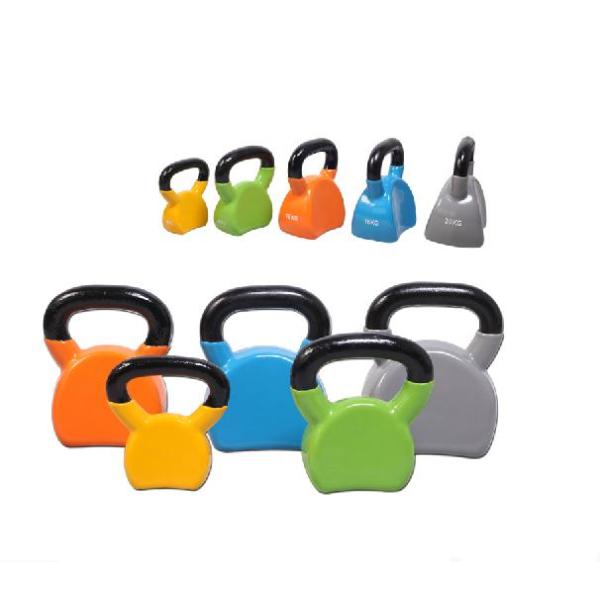 Colored Fitness Equipment Kettlebell PVC Coated Neoprene Kettlebell