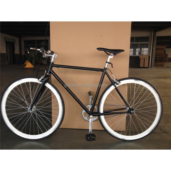 Ordinary Pedal Fixie Bike 700c Single Speed Fixed Gear Bicycle with Double V Brake