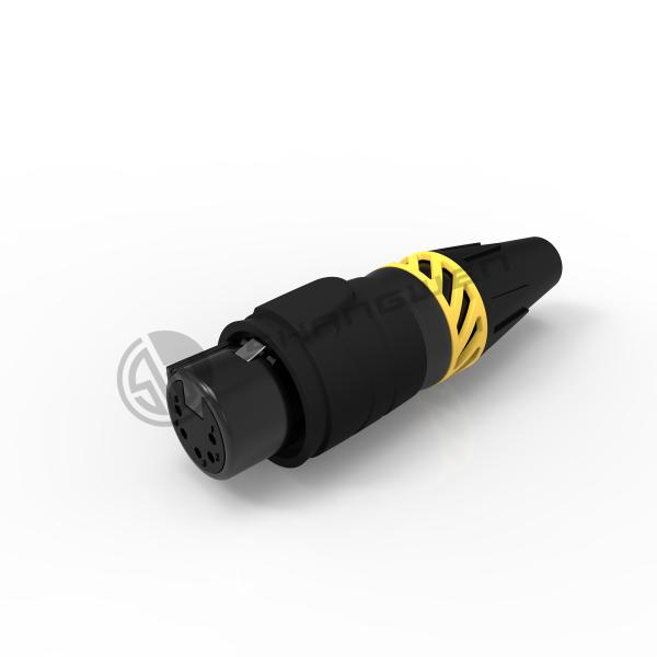 Audio XLR 3 Pin Male Female Plug Connector Electrical IP65 Waterproof