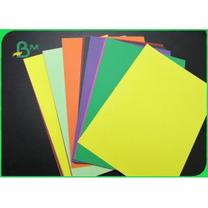 180gsm 230gsm 250gsm Uncoated Color Cardboard For Gift Packing Smooth Surface