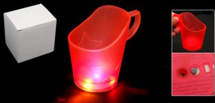 Optical fiber colorful sound LED Flash Module for night lighting decor