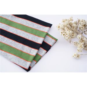 High Density Weaving Striped Cotton Fabric Environmentally Friendly