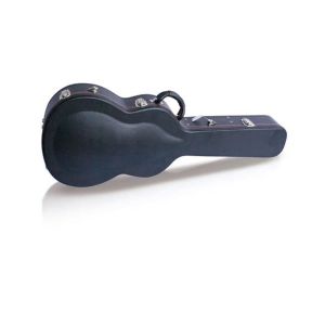 Classic Guitar Wood Case, High Quality PVC Leather Exterior, Velvet Padding