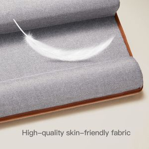 Environmental Protection Folding Bamboo Laptop Tray Desk With Cushion Tray