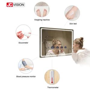 China Waterproof Android LED TV Touch Screen Display IP65 Smart LED Bathroom Mirror on sale