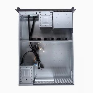 2U Server Case 430*650*88mm 2U-Q2L Serve Chassis with 3fans 8025 Fans Processor