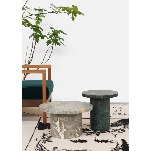 Multi Purpose Round Marble Coffee Side Table For Versatile Home Office