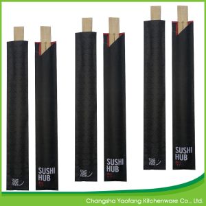 Disposable Customized Chop Sticks Bamboo Twins Sushi 21cm Eco Friendly
