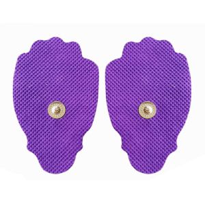 Palm snap adhesive tens electrode pads for tens massage