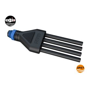 PG Series IP67 10A 300V Y Shaped Electrical Connector