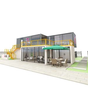 Galvanized Steel Square Tubes Main Structure for Custom Hotel Container House