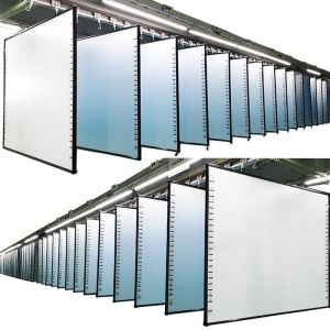 83 Inch Infrared Interactive Whiteboard IWB Finger Touch Ceramic Nano Surface