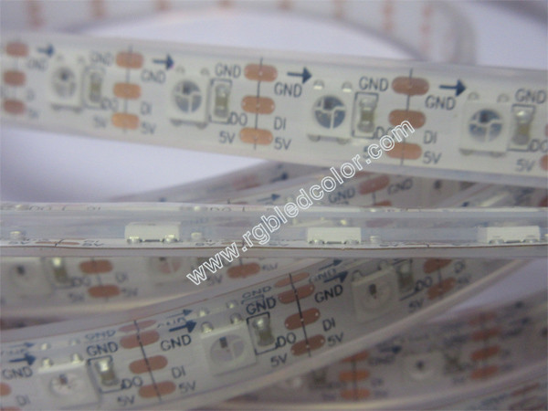 Buy silicone gel inside silicone tube ip68 waterproof addressable led strip at wholesale prices