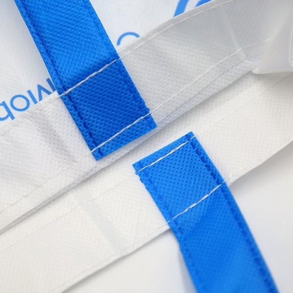 2018 Factory Custom Logo Printed Cheap Reusable sewing Non Woven Bag Tote Bag