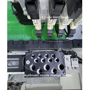 High Precision Small SMT Line with 3040 Printer CHM-551 Mounter T961 Oven