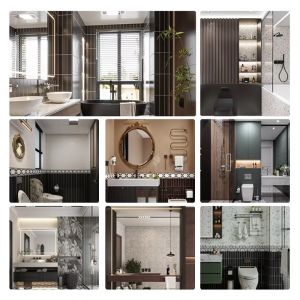 SPC Wall Panel 600*2440*4mm Waterproof Stone Plastic Eco-Friendly Wood Grain