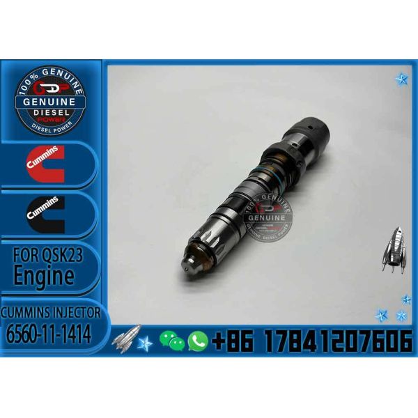 Excavator SA6D170 for Komatsu Diesel Engine Fuel Injector 6560-11-1414 6560111414 4088431 Construction Machinery Engines Part