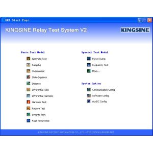 Flexible KRT Relay Testing Software Support IEC61850 , IEC60044
