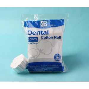 China White Absorbent Cotton Certified Dental Cotton Roll Whole Sell High Quality Medical Using Bleached Dental Cotton Roll on sale