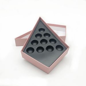 Food Grade Empty Heart Chocolate Box Packaging Varnishing Customized