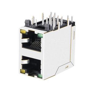 X Multiple XMD-9763-1A1A10A-241 Compatible LPJE106XBHNL 2X1 Port Ethernet Jack