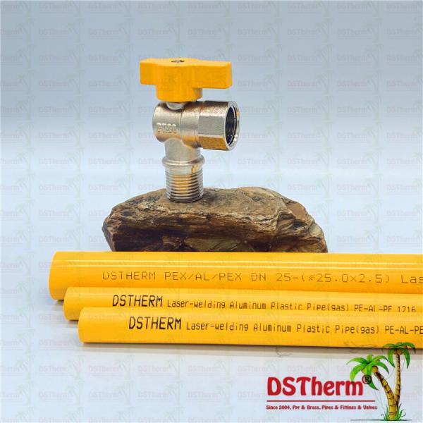 Middle Weight Gas Brass Ball Valve Forged High Pressure Ball Valve
