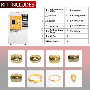 G9-550B 9-Axis CNC Jewelry Engraving Machine with 0.01mm Precision