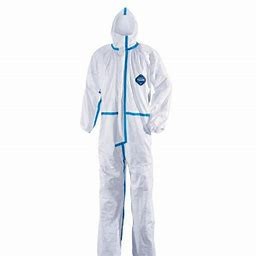 Quality Hospital Breathable Chemical Disposable Protection Suit With Elastic Cuffs for sale
