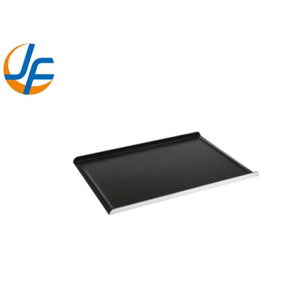 RK Bakeware China Foodservice Australia Bakery Use 16 Inch 3 Sides Telfon Nonstick Aluminum Baking Trays