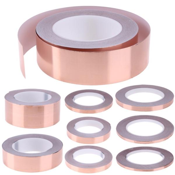 Buy Flexible Heat Resistant Double Sided Copper Tape With Strong Adhesion at wholesale prices