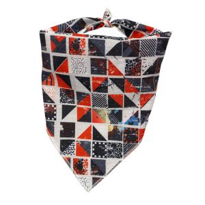 100% Cotton Personalized Pet Bandana Breathable Dog Handkerchief Collar
