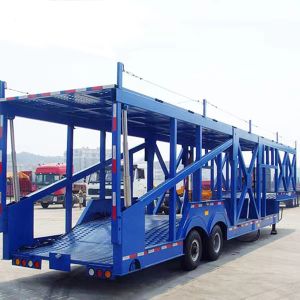 China 15T Load Capacity Car Semi Trailer with JOST Kingpin on sale
