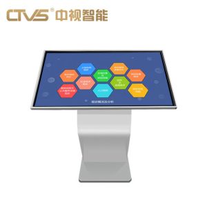 Vertical Self Service Kiosk Machine All In One Horizontal Multimedia Display