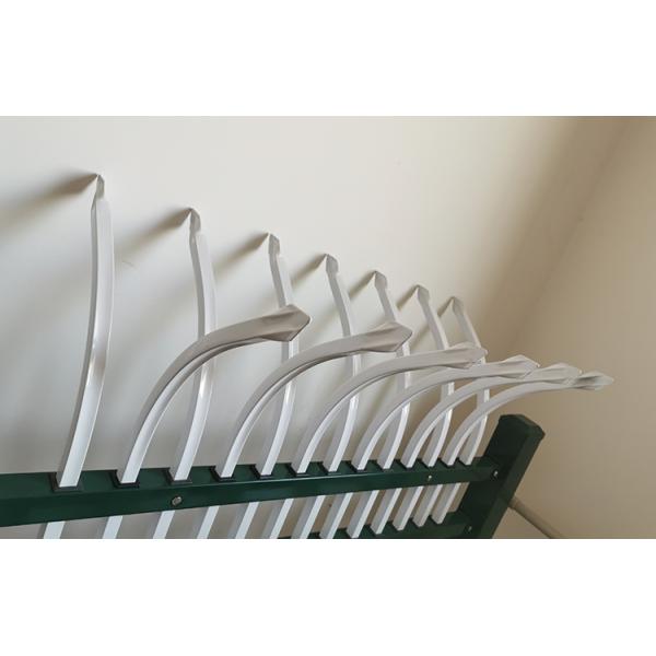 powder coated tubular steel fence