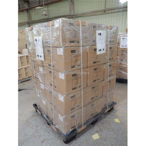 Wood Clothing Store Fixtures , Table Top Lockable Cotton Socks Display Case