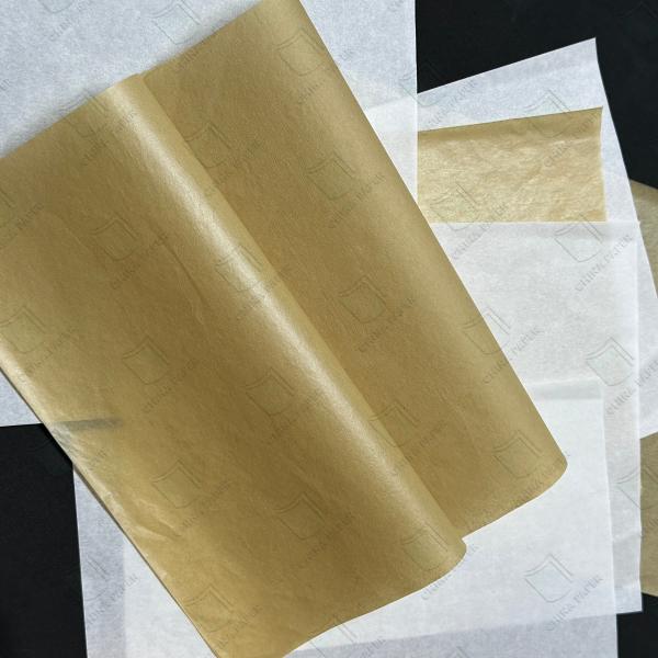 Buy Custom Food Grade Greaseproof Paper Wax Paper With PE Coated at wholesale prices