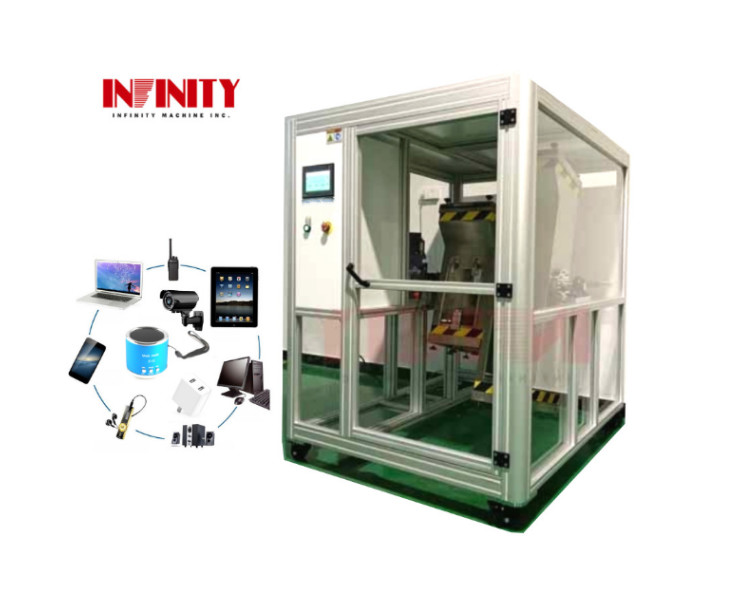 Quality IEC 60068-2-32 Touch Panel Tumble Drop Impact Tester 1000mm 500mm Random for sale