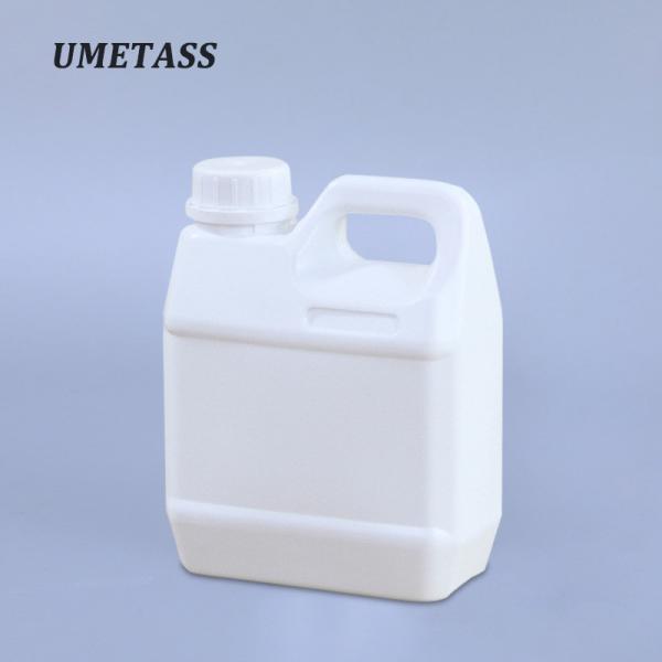 1L Square Plastic Jerry Can For Liquid Packaging 100% Material Resistant To