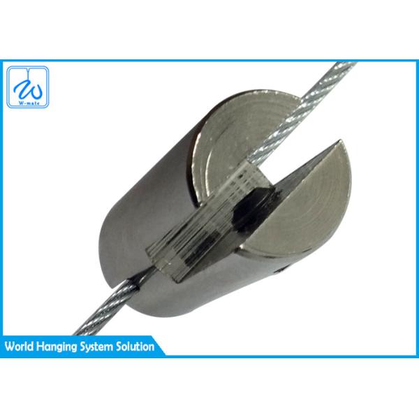 Glass Mount Cable Suspension Kit Perpendicular Sign & Panel Mounts