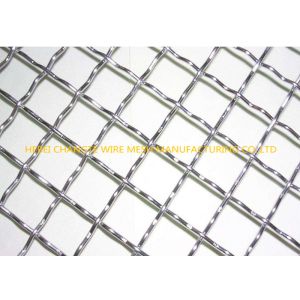 Wear Resistant 0.5mm Pre Double Crimped Wire Mesh Heavy Duty