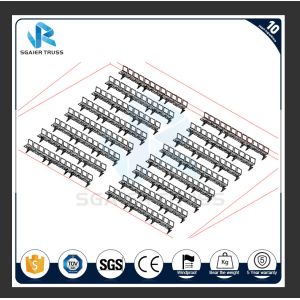 High Strength Steel Grandstand Scaffolding Structure Portable Steel Tribune