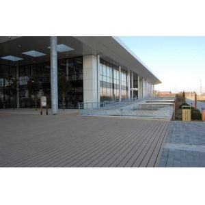 Quality Recyclable WPC Deck Flooring , Engineered WPC Decking Lumber for sale