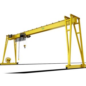 European Style Single Beam Electric Trolley Gantry Crane 20 Ton