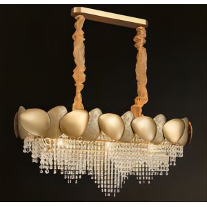 Large Round Crystal Chandelier For Foyer Living Room Bedroom