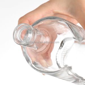 500ml and 750ml Whisky Glass Bottles with Cork Latest Styles ' Demands