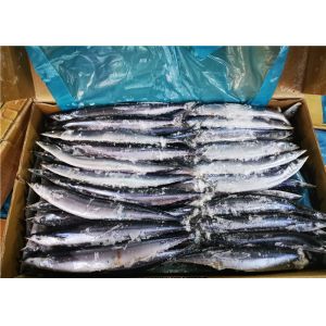 Quality 3% Moisture Saury Fish 90g 100g Fresh Frozen Seafood for sale