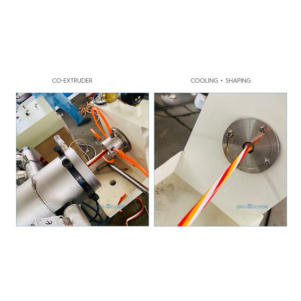 Food Grade PP/PE Granules Plastic Straw Making Machine 380V 3P 50HZ