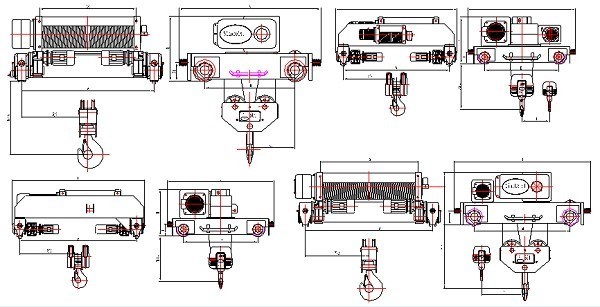 Double beam electric hoist 5T 10T
