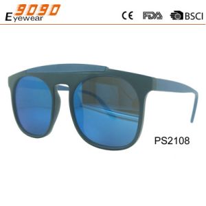 Cheap promotional gift sun glasses, polarized mirror plastic sunglasses