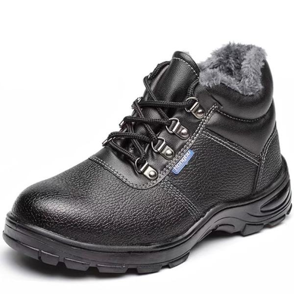 Winter Insulated Safety Work Boots Fleece Lined